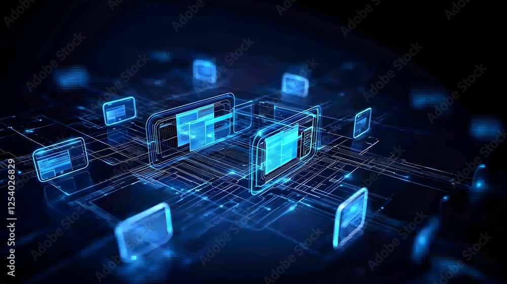 Poster abstract digital network system design
