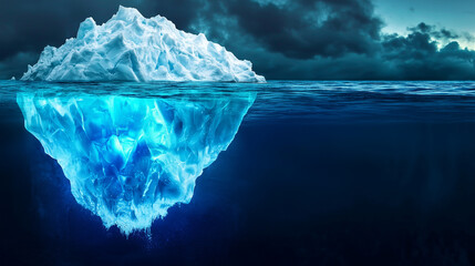 Obraz premium The Last Stand: Melting Iceberg in the North Atlantic