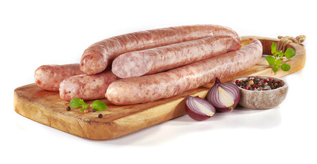 Kiełbasa ekologiczna na desce