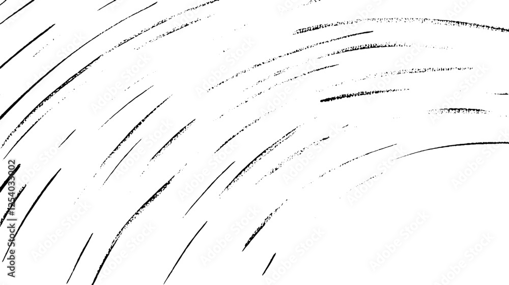 Poster abstract black brush strokes on a white background, creating a dynamic and artistic effect.