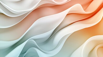 Abstract minimalist background with gradients, pastel colors , smooth transitions, modern aesthetic, elegant  composition, negative space 