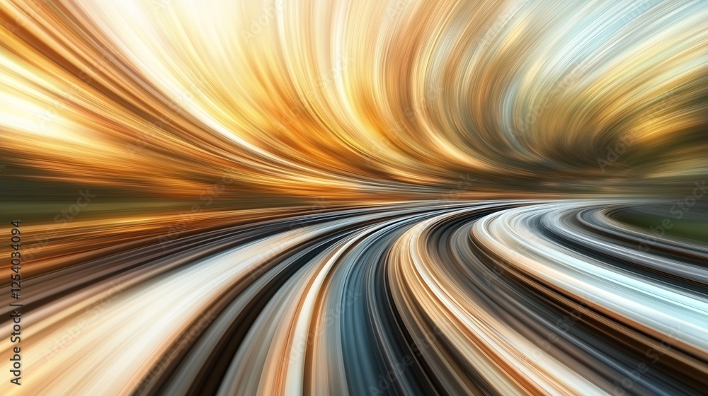 Poster dynamic abstract artwork featuring swirling colors in a beautiful motion blur style for art lovers :