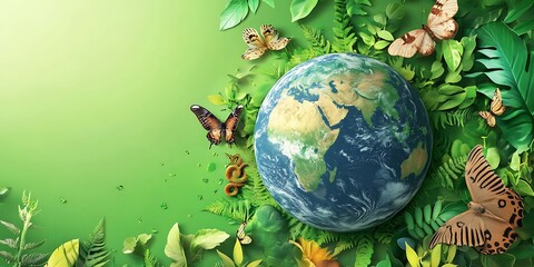 Clean green spaces with wildlife for Earth Day celebration