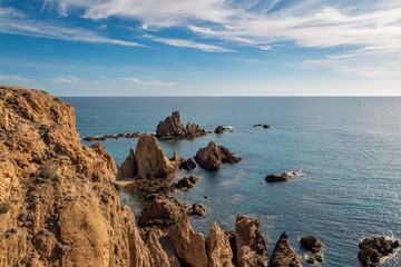 Arrecife de las Sirenas  im Naturpark del Cabo de Gata-Nijar, Provinz Almería, Autonome...