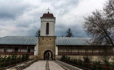 Ciolanu Monastery from Buzau, Romania.