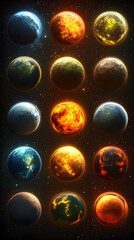 Explore the Vibrant Galaxy: Celestial Digital Art and Cosmic Textures in Modern Astronomy Design