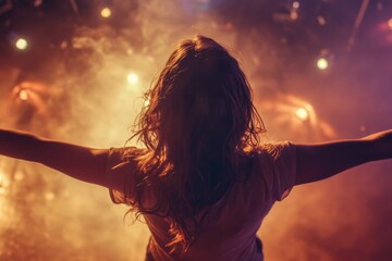 Woman Stretching Arms