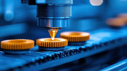 Precision Laser Technology in Manufacturing Process with Gear Components