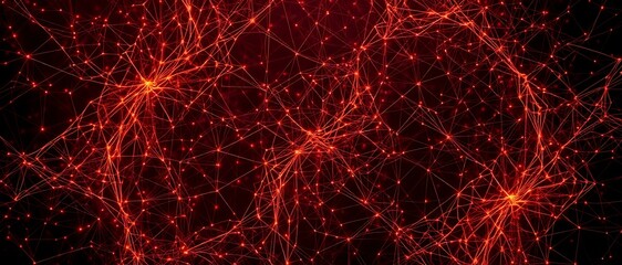 Vibrant 21:9 Abstract Nebula Artwork - Stellar Patterns in a Cosmic Matrix