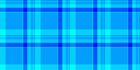 Vibrant blue plaid pattern, perfect for textile design, website backgrounds, or playful branding.  This seamless texture offers a modern, energetic feel, representing themes of optimism and freshness.