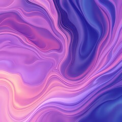 Fototapeta premium Whimsical Purple and Blue Abstract Design with Dynamic Movement