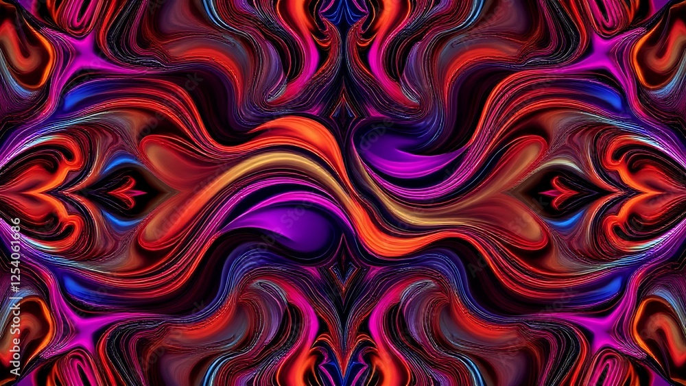 Poster abstract dynamism: vibrant algorithmic flow
