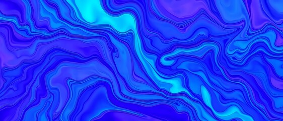 Fototapeta premium Dynamic Blue Purple Swirls: Abstract Art for Digital Backgrounds