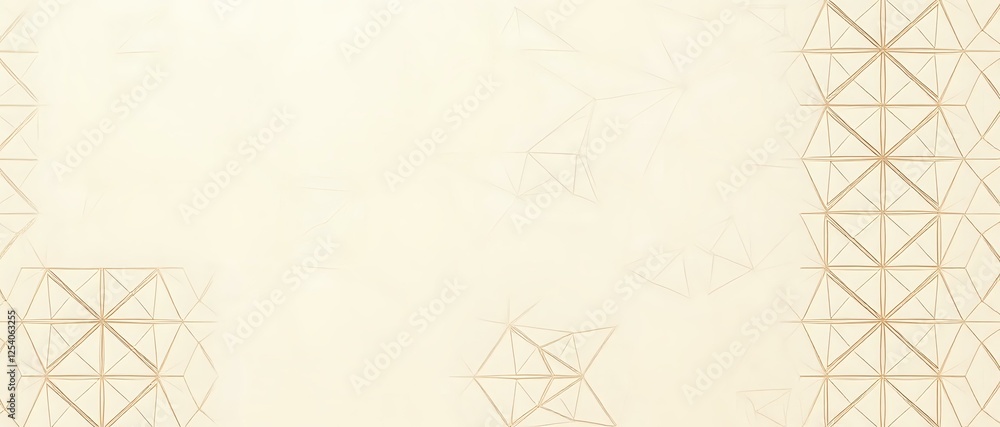 Poster minimalist geometric abstract background with intricate patterns