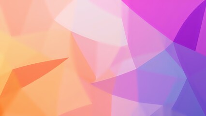 Fototapeta premium Abstract Geometric Design with Pink and Purple Triangles and Rectangles