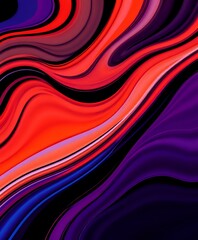 Vibrant Abstract Brushstroke Design with Modern Art Aesthetic