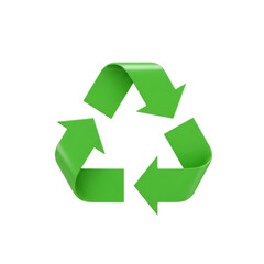 Obraz premium Circular Recycling Symbol with Arrows in Green