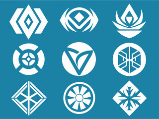 Minimalist Logo Symbol Set Unique Simple Logo Designs 