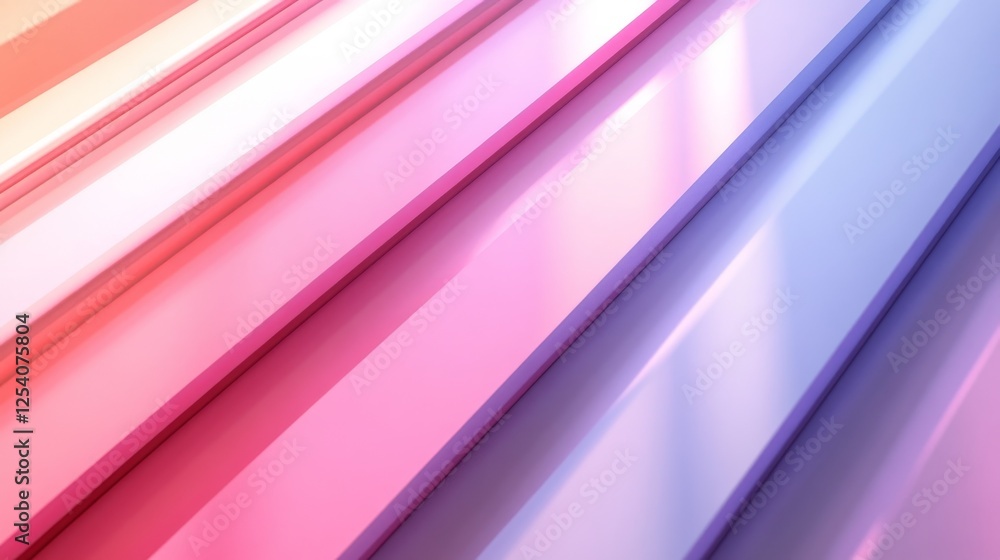 Poster abstract multicolored bars create a sense of depth and texture
