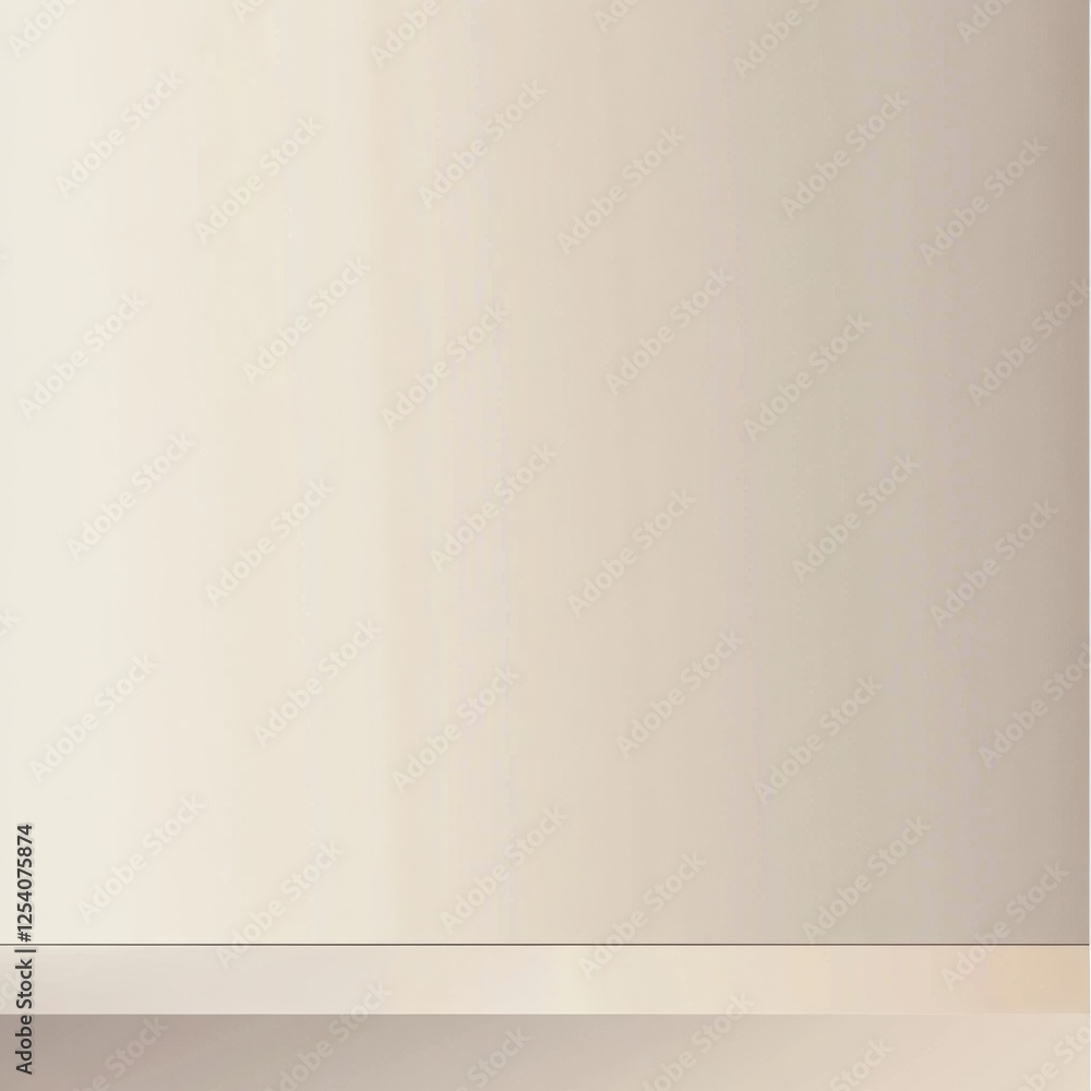 Poster Minimalistic design featuring a solid background with a subtle line at the bottom creates a calm and serene atmosphere. Generative AI