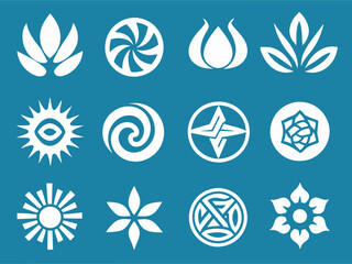 Minimalist Logo Symbol Set Unique Simple Logo Designs 