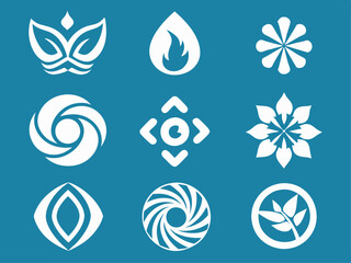 Minimalist Logo Symbol Set Unique Simple Logo Designs 