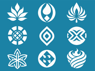Minimalist Logo Symbol Set Unique Simple Logo Designs 