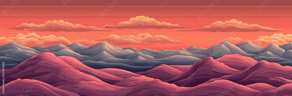 Poster a brushed abstract background pattern with an orangish flame-themed color, featuring orange and blac