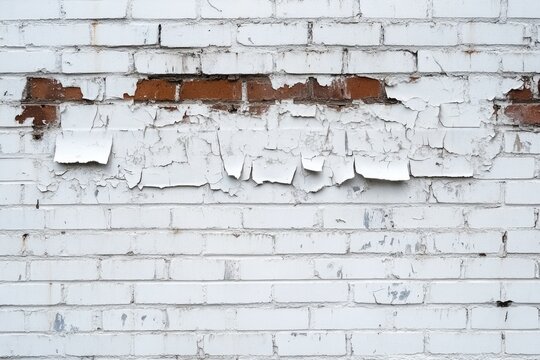 Handwritten Devalue Inscription on White Brick Wall: A Reminder of Depreciation in Urban Aesthetics