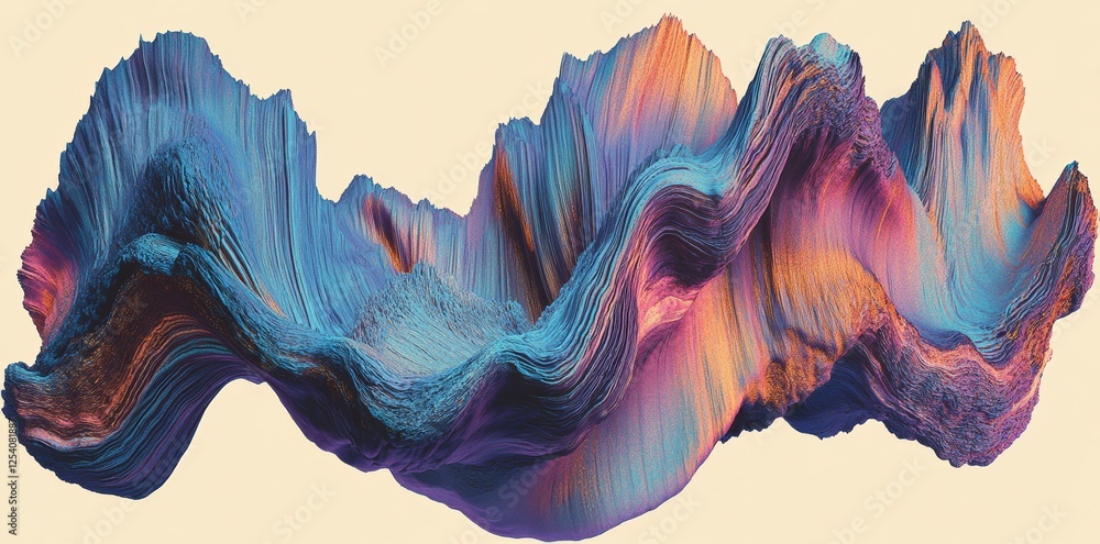 Poster modern abstract glowing wave background. dynamic flowing wave lines as a design element. capturing f