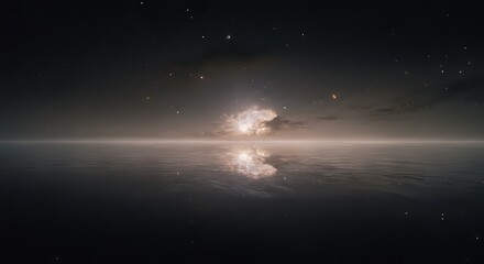 moon in the night sky