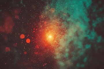 Vibrant and glowing spheres in this abstract digital artwork exude dynamic and imaginative modernity, creating a striking and lively atmosphere