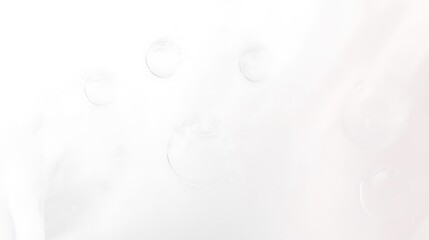 Water droplets on white fabric