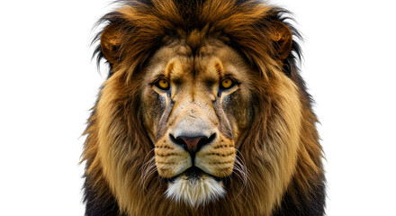 Fototapeta premium lion isolated on white background