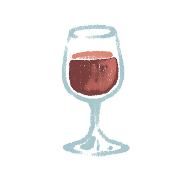와인/ wine illustration /wine glass /red wine