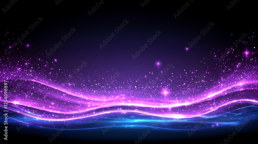 Poster digital information flow. global network concept. high-tech futuristic environment. big data visuali