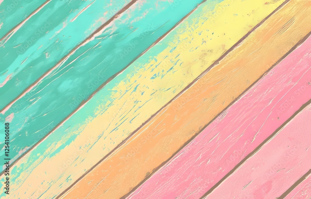 Poster retro grainy gradient background with noise texture, seamless colors, and a teal abstract wave patte