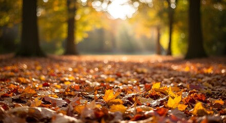 fondo de hojas de otoño
