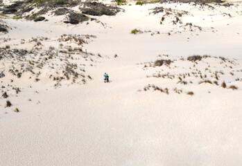 Couple Alone in Oregon Dunes National Recreation Area