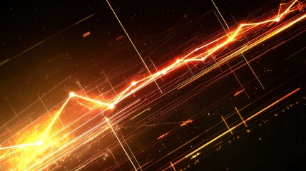 Obraz premium Dynamic Energy Flow in Abstract Design