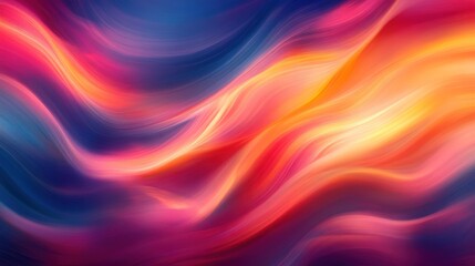 Abstract Colorful Swirling Waves Background Design