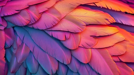 Obraz premium Web page background with purple feather graphic for PPT