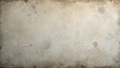 Obraz premium Old grunge concrete wall texture with scratches, stains and cracks. Beige vintage background with rough damaged surface, weathered paint. Retro backdrop with copy space.