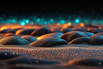 Obraz premium Abstract digital art using light to symbolize technological advancement and modern aesthetics