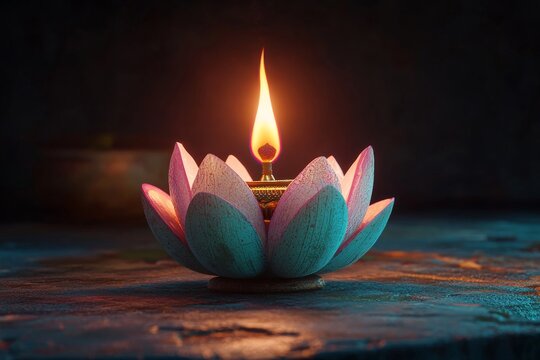 Innovation and modernity of Diwali are captured in an artwork with digital rangoli and virtual Diwali greetings