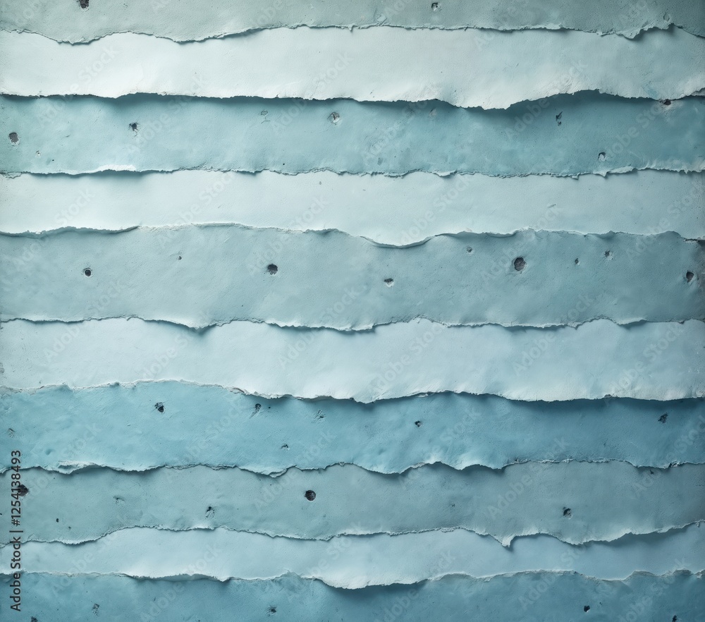 Aufkleber old torn paper background. blue and white colours palette. vintage rough aged surface material. abst