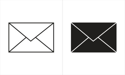 Mail icon vector. email sign and symbol. E-mail icon. Envelope icon