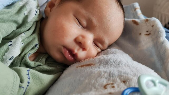 Newborn baby sleeping