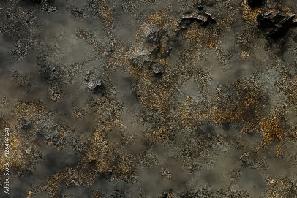 Poster dark stone textured surface with rust and corrosion effects. abstract grunge background for hallowee