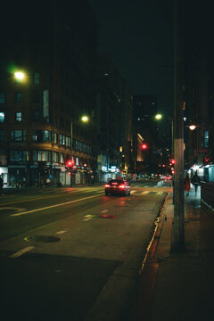 traffic at night